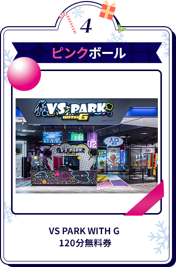 VS PARK WITH G 120分無料券